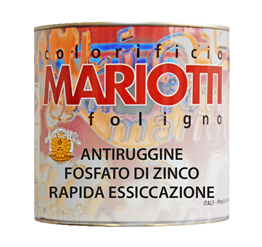 Antiruggine Fosfato di Zinco Rapida Essiccazione Colorificio Mariotti Foligno