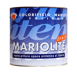 Mariolite la Nuova Pittura Opaca Colorificio Mariotti Foligno