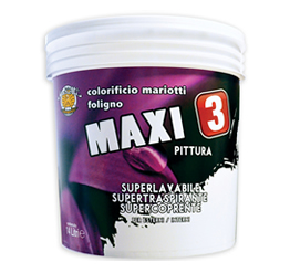 Maxi 3 Pittura Lavabile Superiore Interno Esterno Colorificio Mariotti Foligno