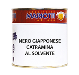 Nero Giapponese Catramina al Solvente Colorificio Mariotti Foligno