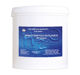 Spartitraffico Ecologico all Acqua non Rifrangente Colorificio Mariotti Foligno